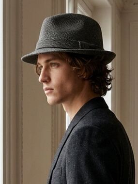 Bailey of Hollywood Herringbone Fedora - Size Medium